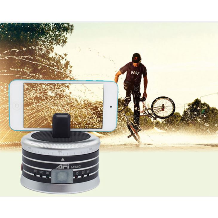 360° Self-Rotating Panormic Head for Photo Video Land- Lapse Camera Mount AFI MRA01